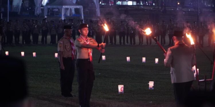 Pramuka Se-Indonesia Ulang Janji, Ketua Kwarnas: Pramuka Pilar Ketiga Pendidikan Bukan Yang Lain