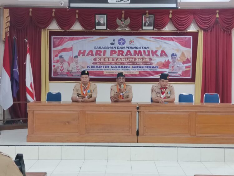 Peringati Hari Pramuka Ke 65, Kwarcab Grobogan Laksanakan Sarasehan Dan Potong Tumpeng
