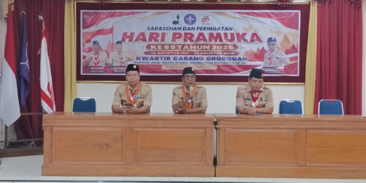 Peringati Hari Pramuka Ke 65, Kwarcab Grobogan Laksanakan Sarasehan Dan Potong Tumpeng