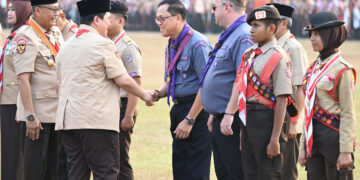 Dari Nusantara hingga Mancanegara, 19.833 Pramuka Bersatu di Jamnas XII
