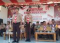 Semangat Praja Muda Karana Membara, Kwaran Barebbo Gelar Upacara HUT Ke-65 Pramuka