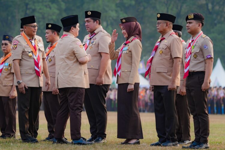 Kak Jihan Nurlela Terima Tanda Penghargaan Lencana Karya Bakti Dari Kwartir Nasional