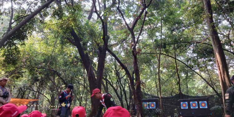 Asah Ketangkasan dan Konsentrasi, Peserta Jamnas XII Ikuti Kegiatan Memanah
