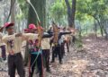 Asah Ketangkasan dan Konsentrasi, Peserta Jamnas XII Ikuti Kegiatan Memanah
