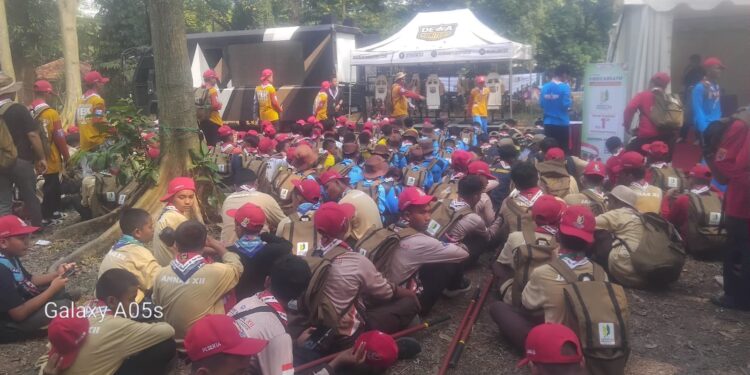 Hari Kedua Jambore Nasional XII 2026, Peserta Ikuti Beragam Kegiatan Edukatif di Taman Lebah