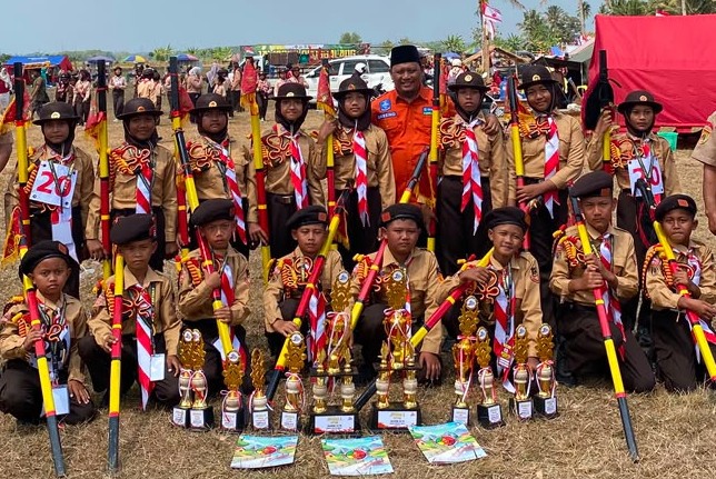 MIMA NU Pesawahan Sukses Membawa 10 Kejuaraan di Ajang Jambore Kwarran Rawalo