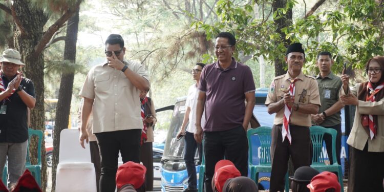 Menkum Berbagi Pengalaman Ke Peserta Jamnas: Jangan Tinggalkan Pramuka