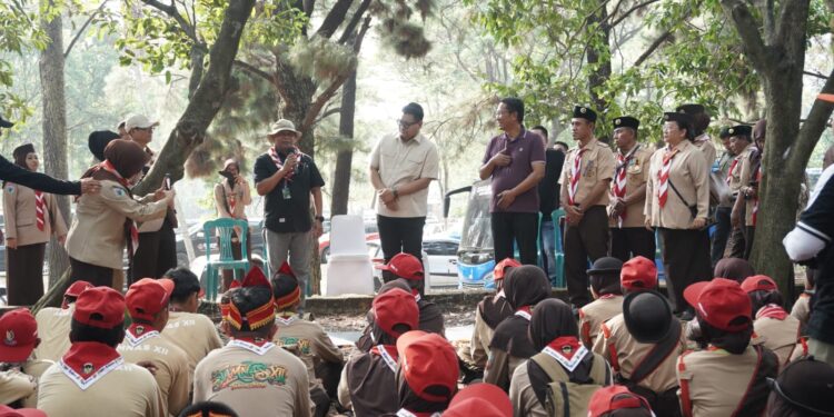 Menkum Berbagi Pengalaman Ke Peserta Jamnas: Jangan Tinggalkan Pramuka