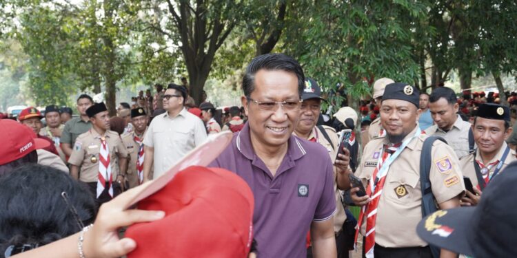 Menkum Berbagi Pengalaman Ke Peserta Jamnas: Jangan Tinggalkan Pramuka