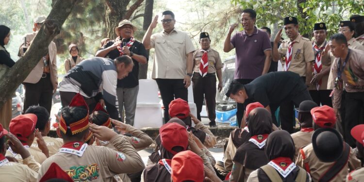 Menkum Berbagi Pengalaman Ke Peserta Jamnas: Jangan Tinggalkan Pramuka