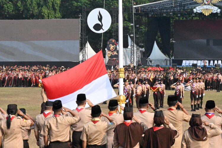 Dari Khidmat ke Meriah! 19.833 Pramuka Jamnas XII Rayakan Kemerdekaan dengan Ragam Budaya Nusantara