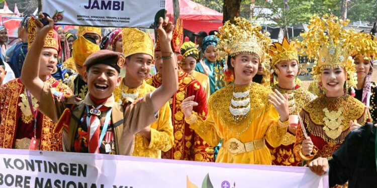 Karnaval Budaya Jamnas XII Pecah! 35 Kwarda hingga 7 Negara Tampil Bawa Budaya