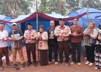 Ketua Kwarda Jambi Kunjungi Tenda Peserta Jamnas XII 2026, Pastikan Kesehatan Kontingen Terjaga
