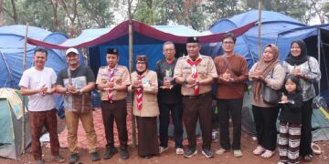 Ketua Kwarda Jambi Kunjungi Tenda Peserta Jamnas XII 2026, Pastikan Kesehatan Kontingen Terjaga