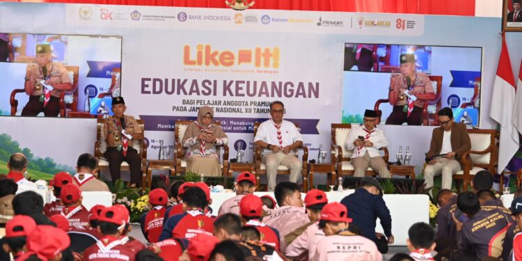 Edukasi Keuangan Bekali Pramuka dengan Pengetahuan Mengelola Keuangan di Jamnas XII 2026