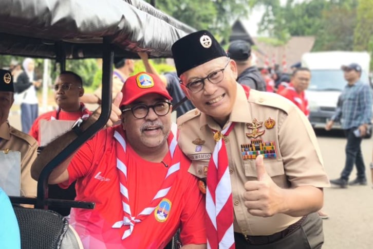 Ketua Kwarnas Gerakan Pramuka Ucapkan Penghargaan Kepada Pemprov DKI Jakarta untuk Jamnas XII 2026