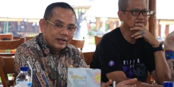 H. Dharma Setiawan Silaturahmi ke Kontingen Kwarda Kepri di Jambore Nasional 2026
