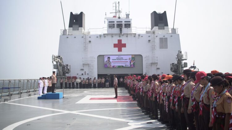 Jamnas XII 2026 Tabur Bunga di Laut, Kenang Jasa Pahlawan