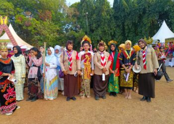 Semarak Kemerdekaan di Subkempi 1 Jamnas XII: Pramuka Rayakan 17 Agustus dengan Budaya dan Persaudaraan