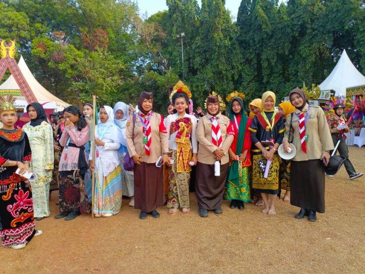 Semarak Kemerdekaan di Subkempi 1 Jamnas XII: Pramuka Rayakan 17 Agustus dengan Budaya dan Persaudaraan