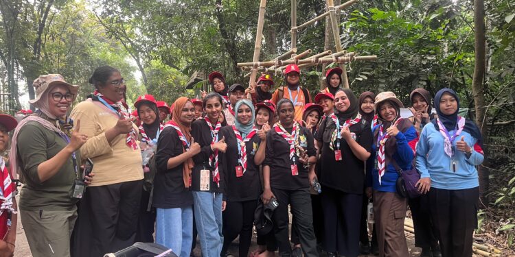 Subkempi 1 Layani dan Dukung Aktivitas Kontingen NSO di Jamnas XII
