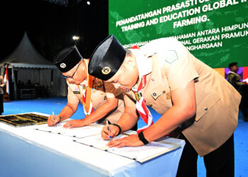 Kwarnas Gerakan Pramuka dan HKTI Tandatangani MoU, Perkuat Sinergi di Bidang Pertanian
