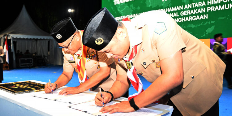 Kwarnas Gerakan Pramuka dan HKTI Tandatangani MoU, Perkuat Sinergi di Bidang Pertanian