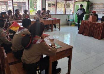 Penggalang SMPN 2 Tonra Tampil Gemilang, Raih Juara 1 Cerdas Cermat LT-II Kwarran Patimpeng