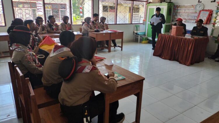 Penggalang SMPN 2 Tonra Tampil Gemilang, Raih Juara 1 Cerdas Cermat LT-II Kwarran Patimpeng