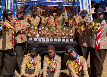 Pramuka Penegak MA Annur Nusa, Cetak Prestasi di Kemah Lomba Kwarran Kahu