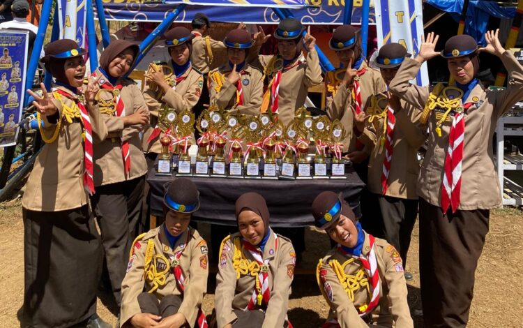 Pramuka Penegak MA Annur Nusa, Cetak Prestasi di Kemah Lomba Kwarran Kahu