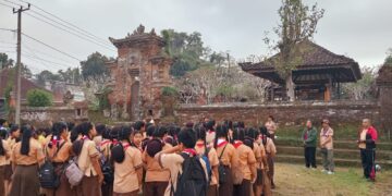 Bulan Bakti Pramuka Ke-65 di Gianyar, Ratusan Anggota Gelar Aksi Resik Daur Ulang Sampah Plastik