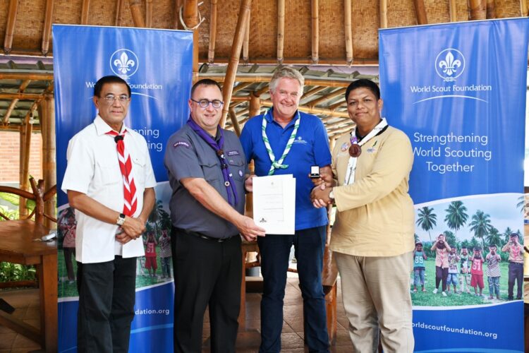 Kak Khaidir Marzuki, Pembina Pramuka MAN 2 Banda Aceh Bergabung ke Yayasan Pramuka Dunia Sebagai Young Baden-Powell Fellowship