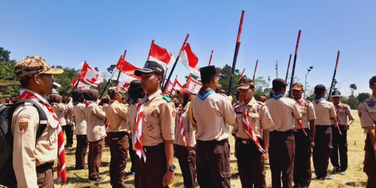 Abdimas Kwarcab Pemalang Perkuat Sinergitas Melalui Latihan Estafet Tunas Kelapa (ETK) 2026 Di Tiga Kwarran