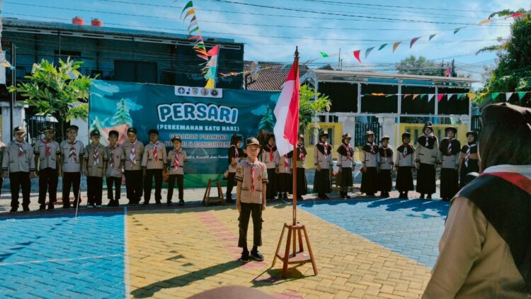 92 Pramuka Siaga SDN 4 Bancarkembar Ikuti PERSARI, Belajar Sambil Bermain dan Berkompetisi
