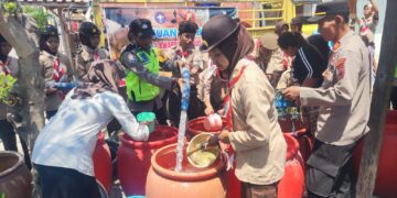 Dukung ETK, Saka Bhayangkara dan Wirakartika Gabus Gelar Bakti Masyarakat.