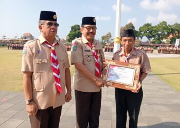 Momen Haru Apel Hari Pramuka ke-65, Kwarda Bali Beri Penghormatan Khusus bagi Almarhum Kak Saheran Penggagas Lambang Kwarda