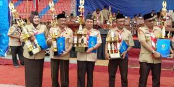 Sukses Lintasi 7 Kwarran, Kwarcab Grobogan Sabet Juara 3 Aspek Penyelenggaraan Estafet Tunas Kelapa Kwarda Jateng 2026