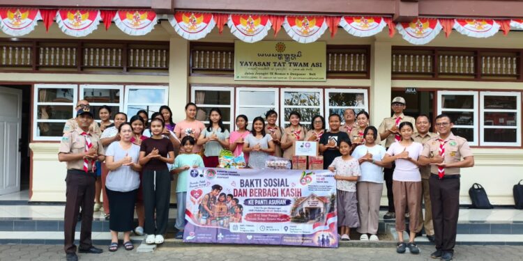 Kwarcab Denpasar Gelar Bakti Sosial di Panti Asuhan Tat Twam Asi