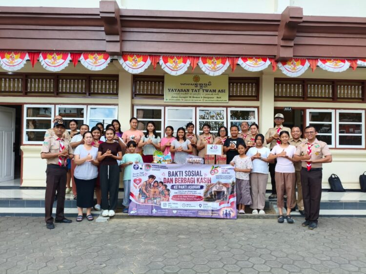 Kwarcab Denpasar Gelar Bakti Sosial di Panti Asuhan Tat Twam Asi