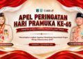 Apel Hari Pramuka ke-65 Kwarda Jatim Digelar di Unesa, Dorong Kebangkitan Pramuka Perguruan Tinggi