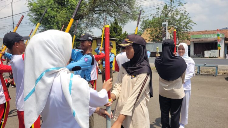 Matangkan Kesiapan Sambut ETK, Kwarran Patikraja dan Purwokerto Selatan Gelar Gladi Bersama