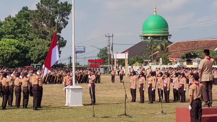 Peringatan Hari Pramuka Tingkat Kwarran Baturraden Meriah