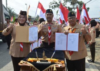 Timbang Terima Di Cindaga Menjadi Penanda Berakhirnya Perjalanan ETK Di Wilayah Cilacap