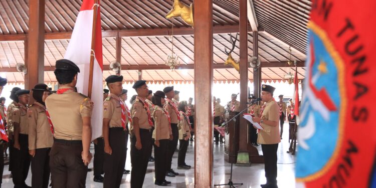 Bupati Banyumas Kukuhkan 39 Pasukan Tunas Muda