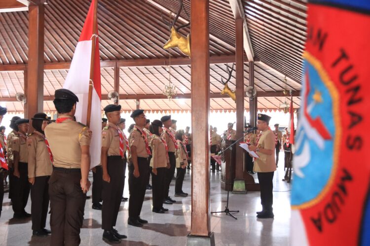 Bupati Banyumas Kukuhkan 39 Pasukan Tunas Muda