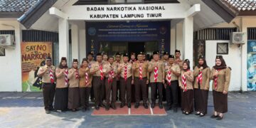 Ketua Kwarcab Lamtim Buka Orientasi Mabi Dan Pinsaka Rintisan Anti Narkoba