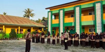 60 Pramuka Siaga Gudep MTsN 2 Lembata Resmi Naik Golongan Menjadi Penggalang