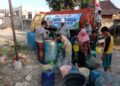 Pramuka Kwarran Cepu Salurkan Bantuan Air Bersih untuk Warga