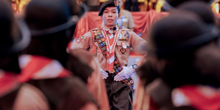 Sambutan Ketua Kwarcab Gerakan Pramuka Kota Pekanbaru Kak Hj. Sulastri A. S.Sos., MH.